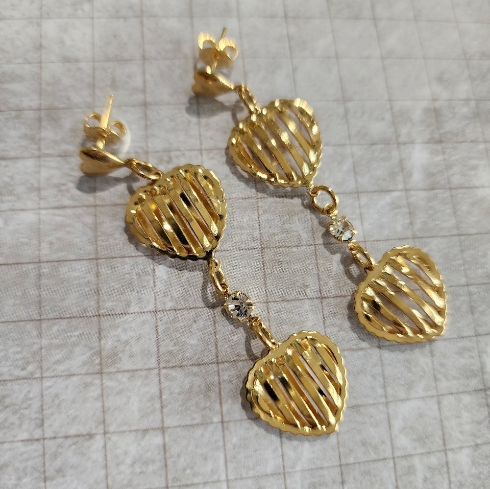 GOLD filled earrings - Picture 2 of 6